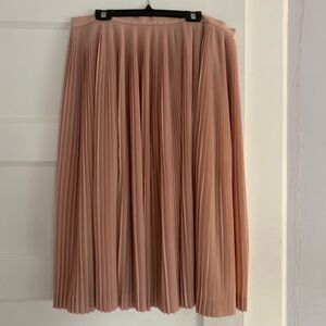 J. Crew Pleated midi skirt